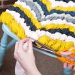 Как сделать декоративную подушку на стул без швейной машинки и шитья