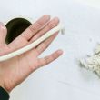 Потрясающе красивое «вязаное» кашпо из полимерной глины своими руками