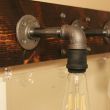 Потрясающий светильник в индустриальном стиле для ванной комнаты или прихожей своими руками