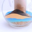 Нестандартный подарок на 8 марта:DIY террариум с цветным песком и суккулентами