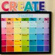Красочный календарь-ежедневник с функцией маркерной доски своими руками