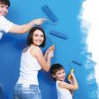 Как красить без разводов стены и потолок