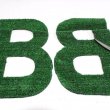 Модный аксессуар: объёмные буквы из искусственной травы своими руками
