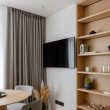 Дизайн интерьера однокомнатной квартиры с умной и универсальной планировкой