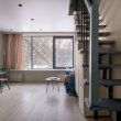 Дизайн интерьера небольшой двухуровневой квартиры-студии в Москве