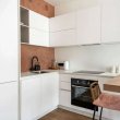 Дизайн интерьера однокомнатной квартиры с кухней-нишей, гостиной и спальней