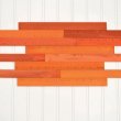 Креативное панно «спелая тыква» из деревянных линеек для осеннего декора