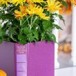 Необычное декоративное кашпо из старых книг своими руками