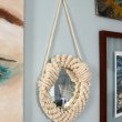Восхитительная плетёная рамка для зеркала из обычной верёвки