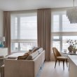 Уютный интерьер московской квартиры 56 кв. м для взрослой семейной пары