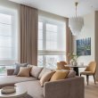 Уютный интерьер московской квартиры 56 кв. м для взрослой семейной пары