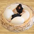 Диван в виде гигантского гнезда от студии дизайна «OGE CreativeGroup»