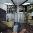 Дизайн квартиры–студии в стиле индастриал