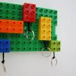 Необычная настенная ключница из деталей конструктора LEGO