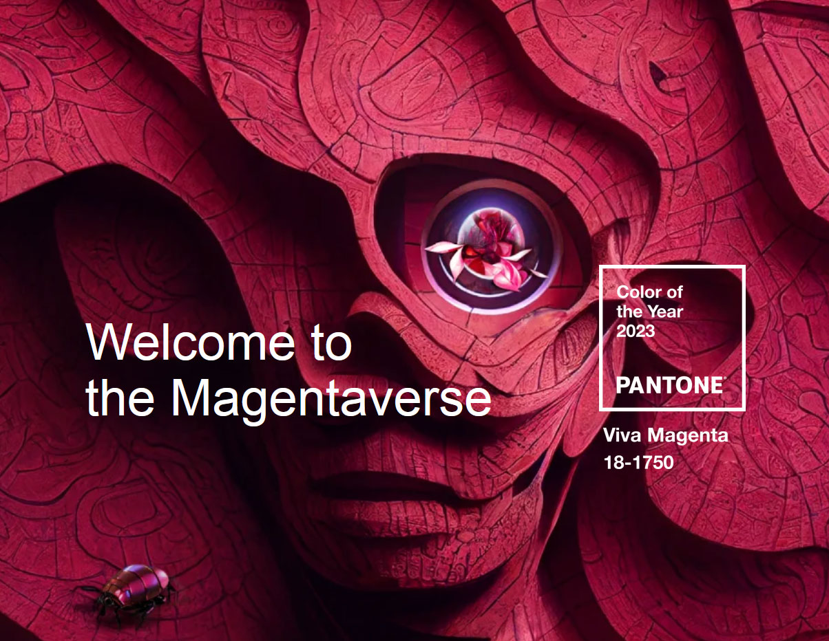 Цвет 2023 года от PANTONE вдохновлён искусственным интеллектом и метавселенной